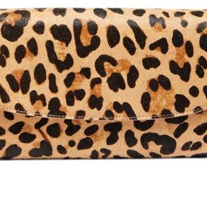 Nordstrom Genuine Calf Hair Leopard Clutch/Crossbody NWOT